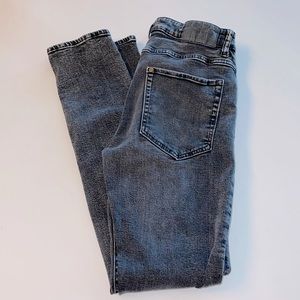 H&M black washed skinny jeans